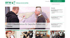 Desktop Screenshot of bau-bildung.de